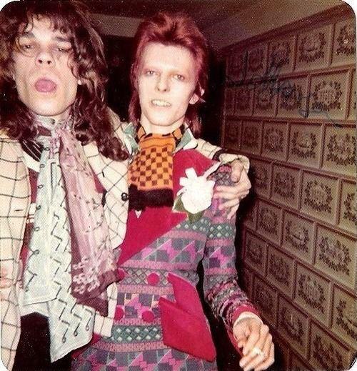 With David Johansen in 1973, both rewriting the rules.